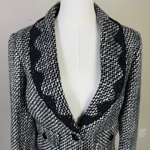 Emma James Tweed Button Up Workwear Blazer US Women's 12 - Picture 4 of 6
